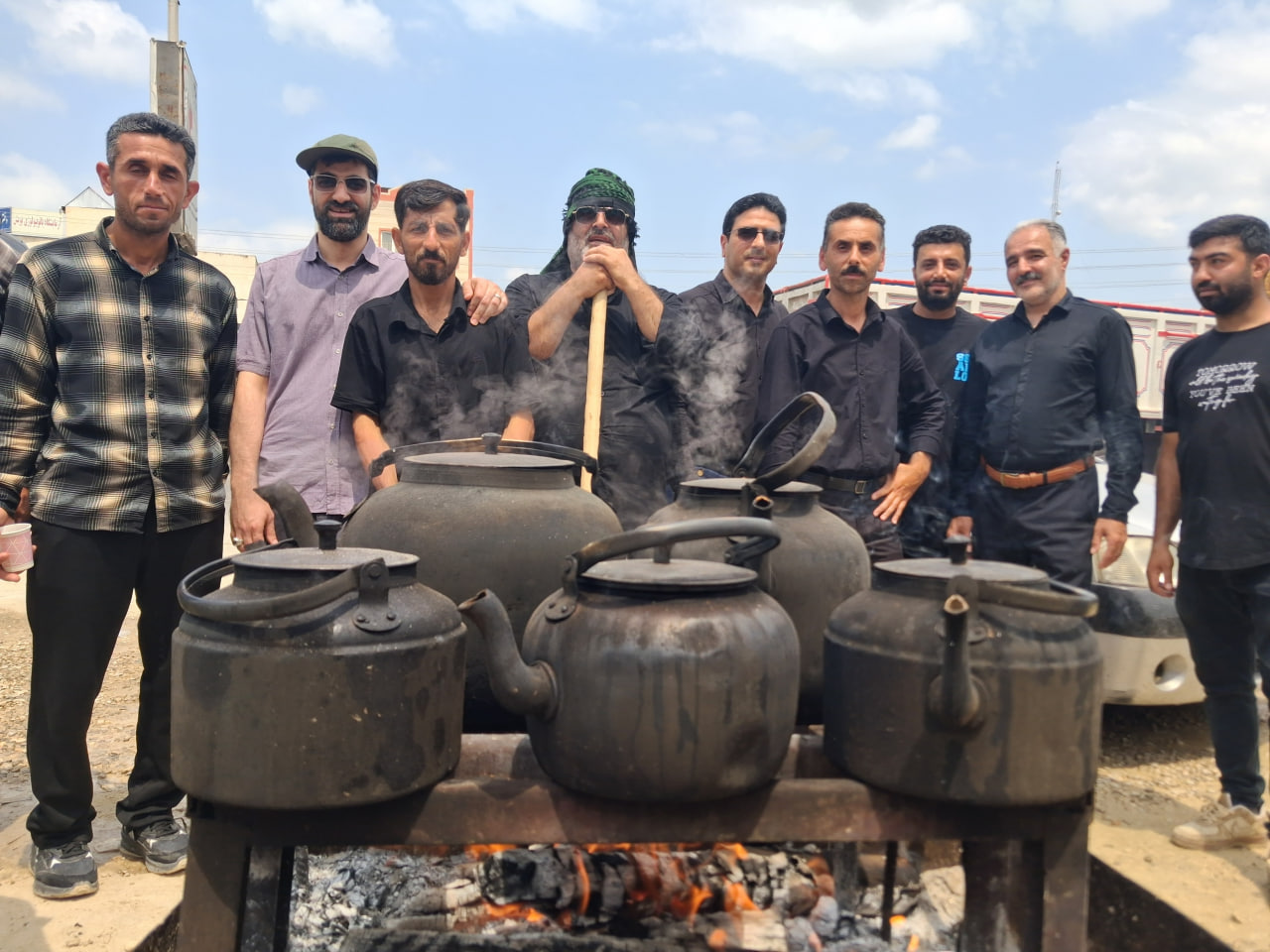 برپایی موکب بدرقه آقای شهید ایران در شهر سورک